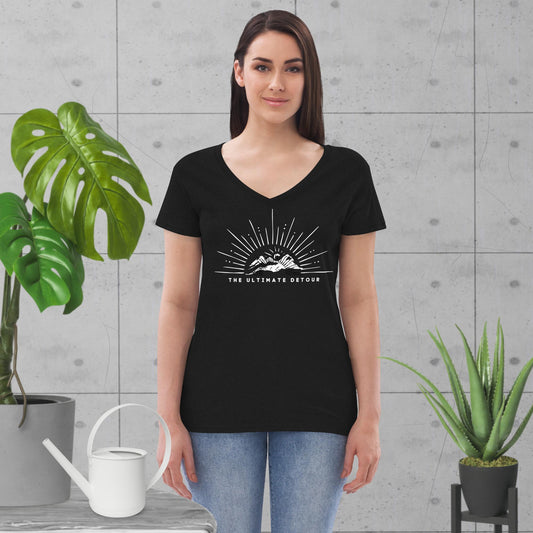Women’s Recycled V-Neck T-Shirt - The Ultimate Detour